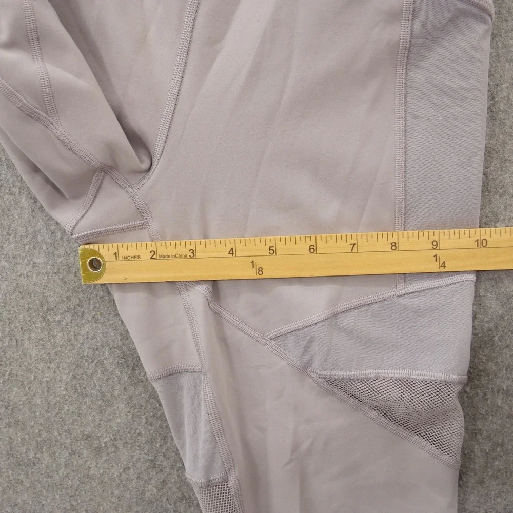 Lululemon Leggings Womens 8 Gray Forget Sweat Active Athleisure Gym Training